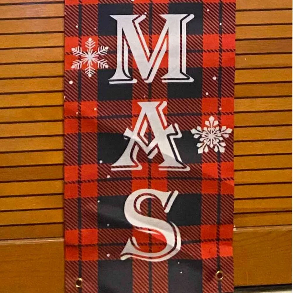 MERRY CHRISTMAS outdoor banners - Picture 9 of 12